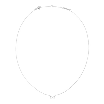 Mirelle Infinity Necklace Silver
