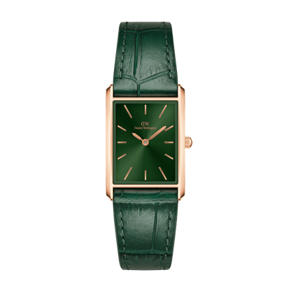 Bound Crocodile Emerald Sunray Rose Gold