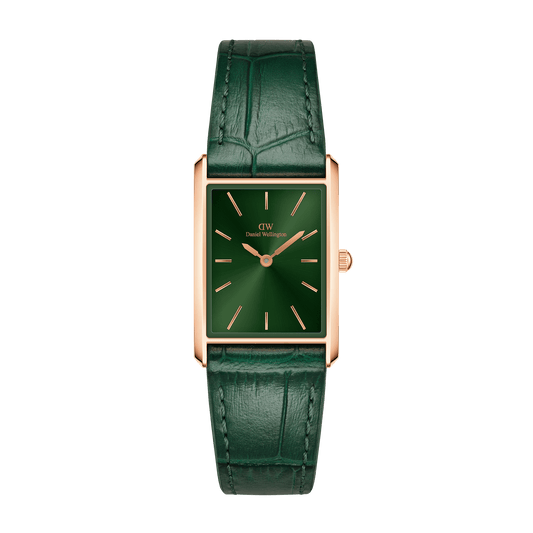 Bound Crocodile Emerald Sunray Rose Gold