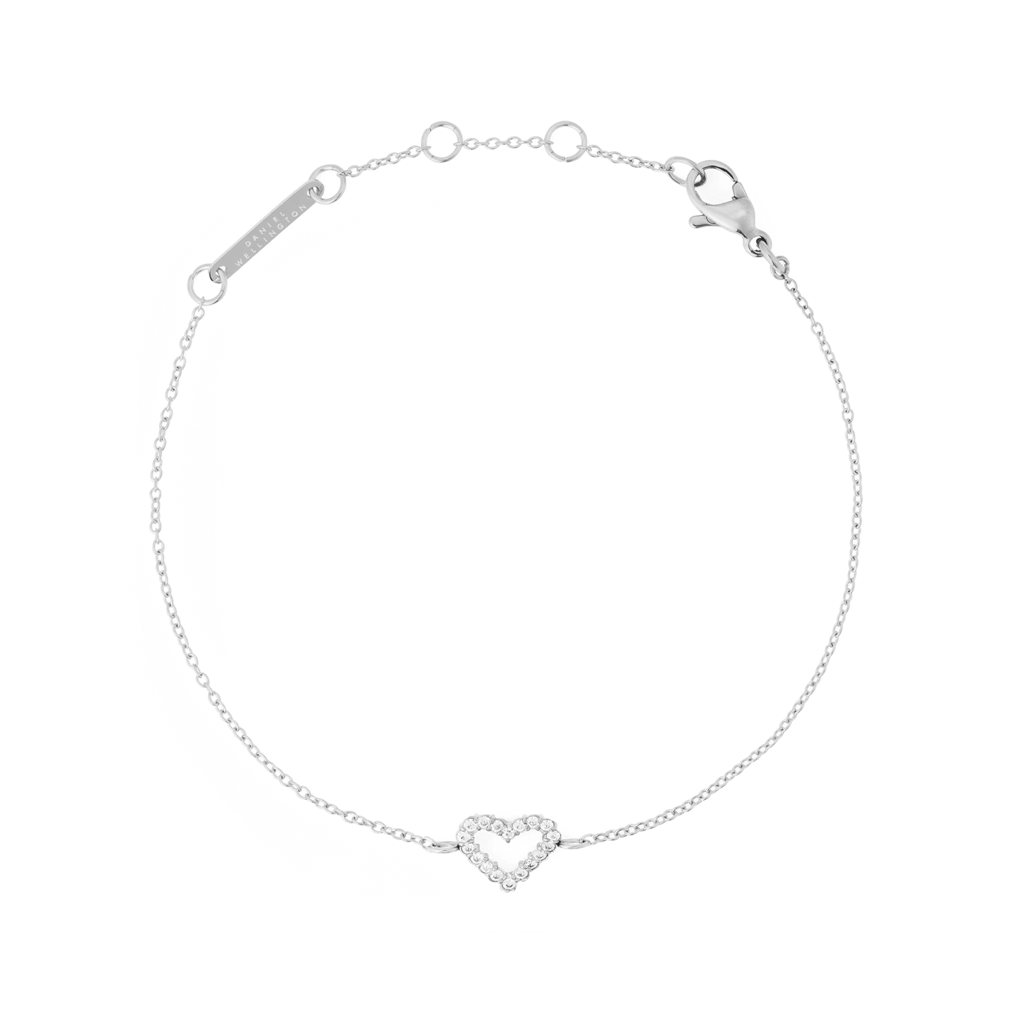 Mirelle Heart Bracelet Silver