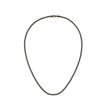 Tide Mesh Necklace Graphite 2.8