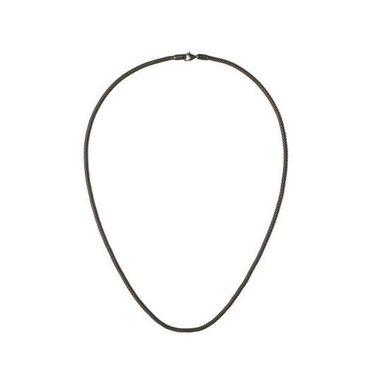Tide Mesh Necklace Graphite 2.8