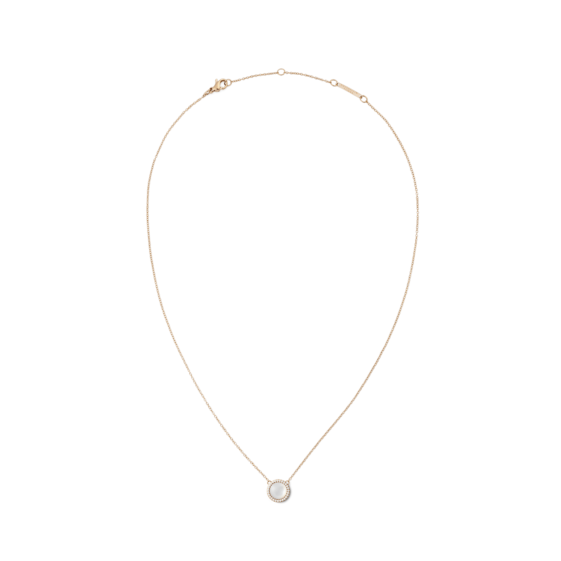 Audrey Necklace Mother of Pearl Rose Gold