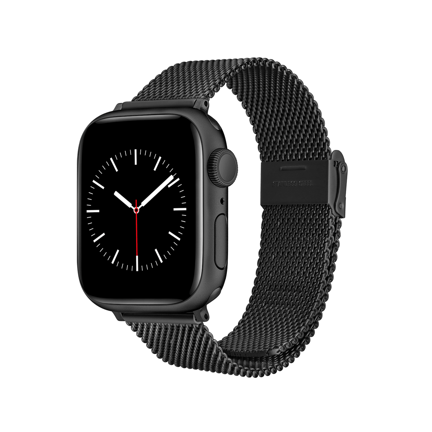 Smartwatch Strap Sandblasted Mesh Black