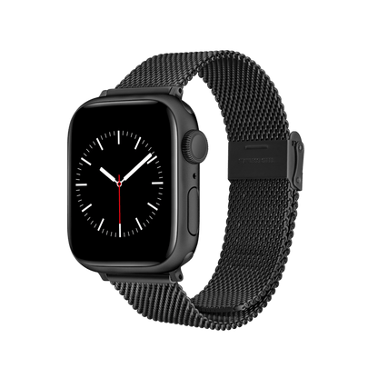 Smartwatch Strap Sandblasted Mesh Black