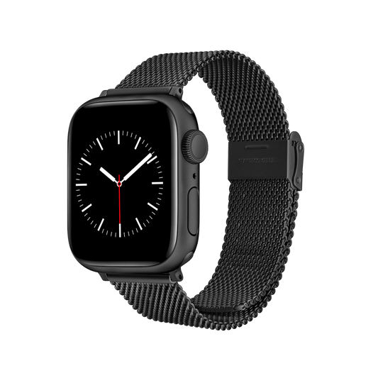 Smartwatch Strap Sandblasted Mesh Black