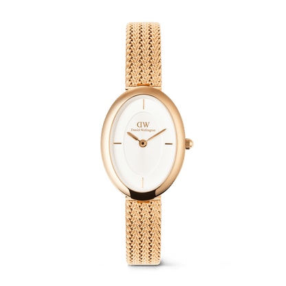 Juliette Braided Mesh White Sunray Rose Gold