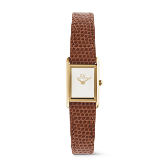 Bound Mini Light Brown Lizard Gold