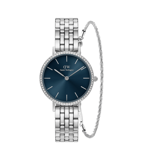 Petite Lumine Bezel Arctic + Twisted Bracelet S