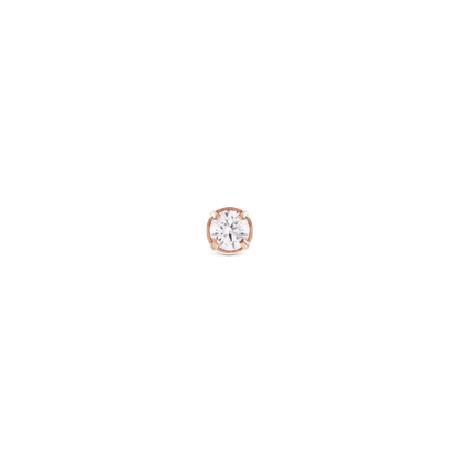 Crystal Stud Rose Gold