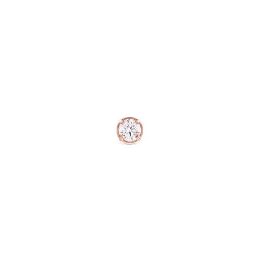 Crystal Stud Rose Gold