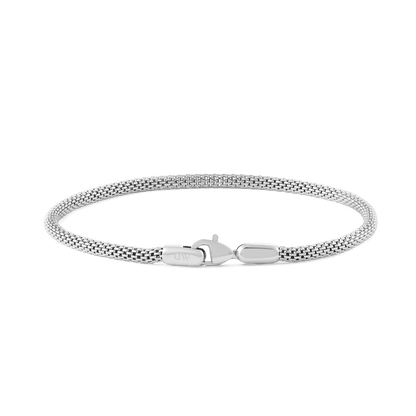 Tide Mesh Bracelet Sterling 2.8