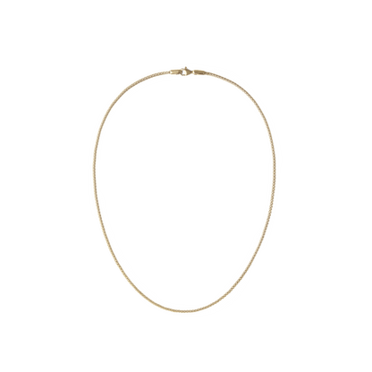 Tide Mesh Necklace Gold 1.8