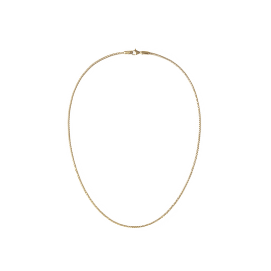 Tide Mesh Necklace Gold 1.8