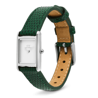 Bound Mini Green Lizard Silver