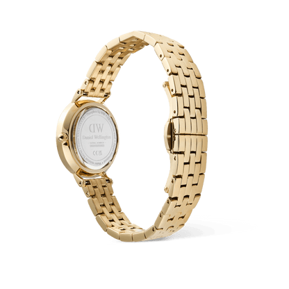 Petite Roman Numerals Date 5-link Gold