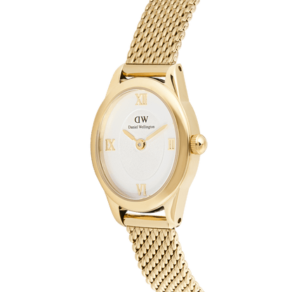 Ophelia Mini Mesh White Gold