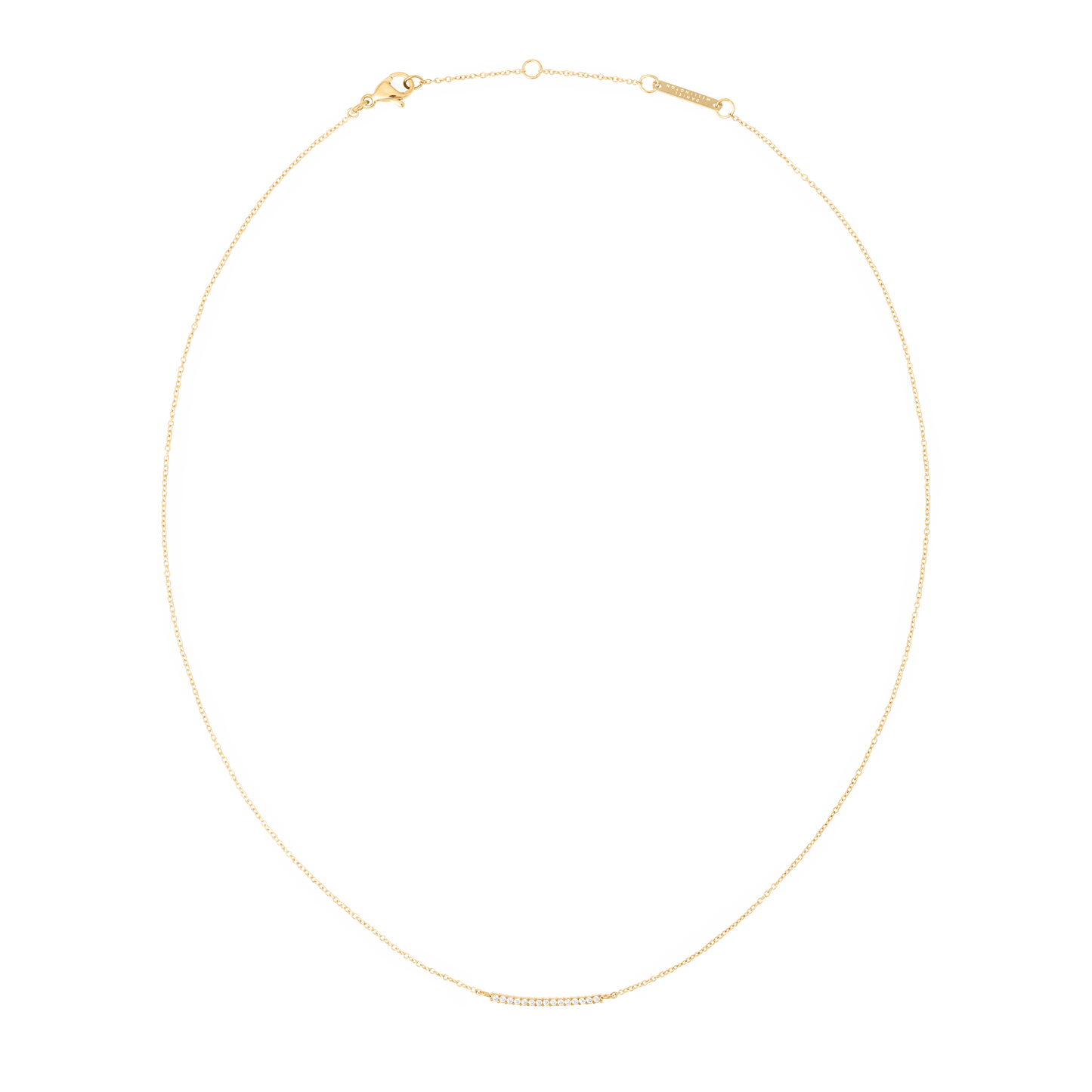 Mirelle Eternity Necklace Gold