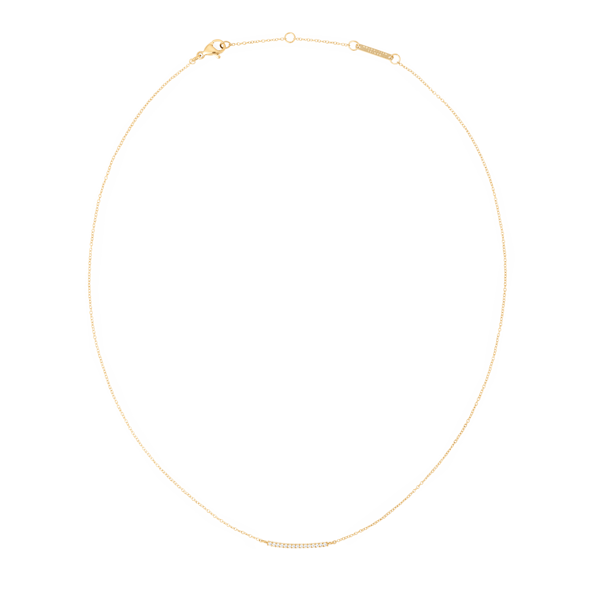 Mirelle Eternity Necklace Gold
