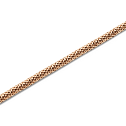 Tide Mesh Necklace Rose Gold 2.8