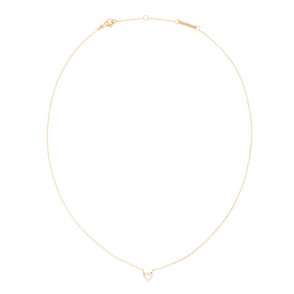 Mirelle Heart Necklace Gold