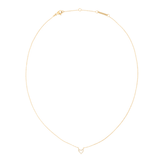 Mirelle Heart Necklace Gold