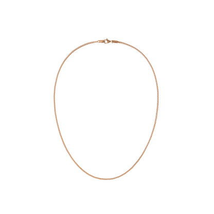 Tide Mesh Necklace Rose Gold 1.8