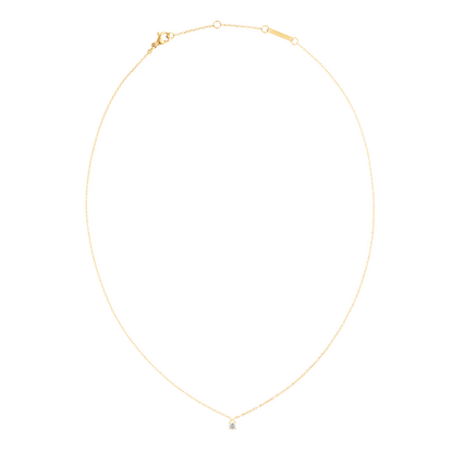 Mirelle Solitaire Necklace Gold