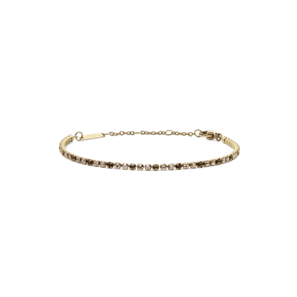 Classic Tennis Bracelet Honey Combo Gold