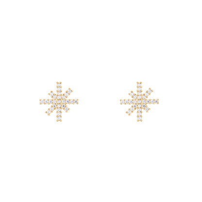 Mirelle Star Earrings Gold