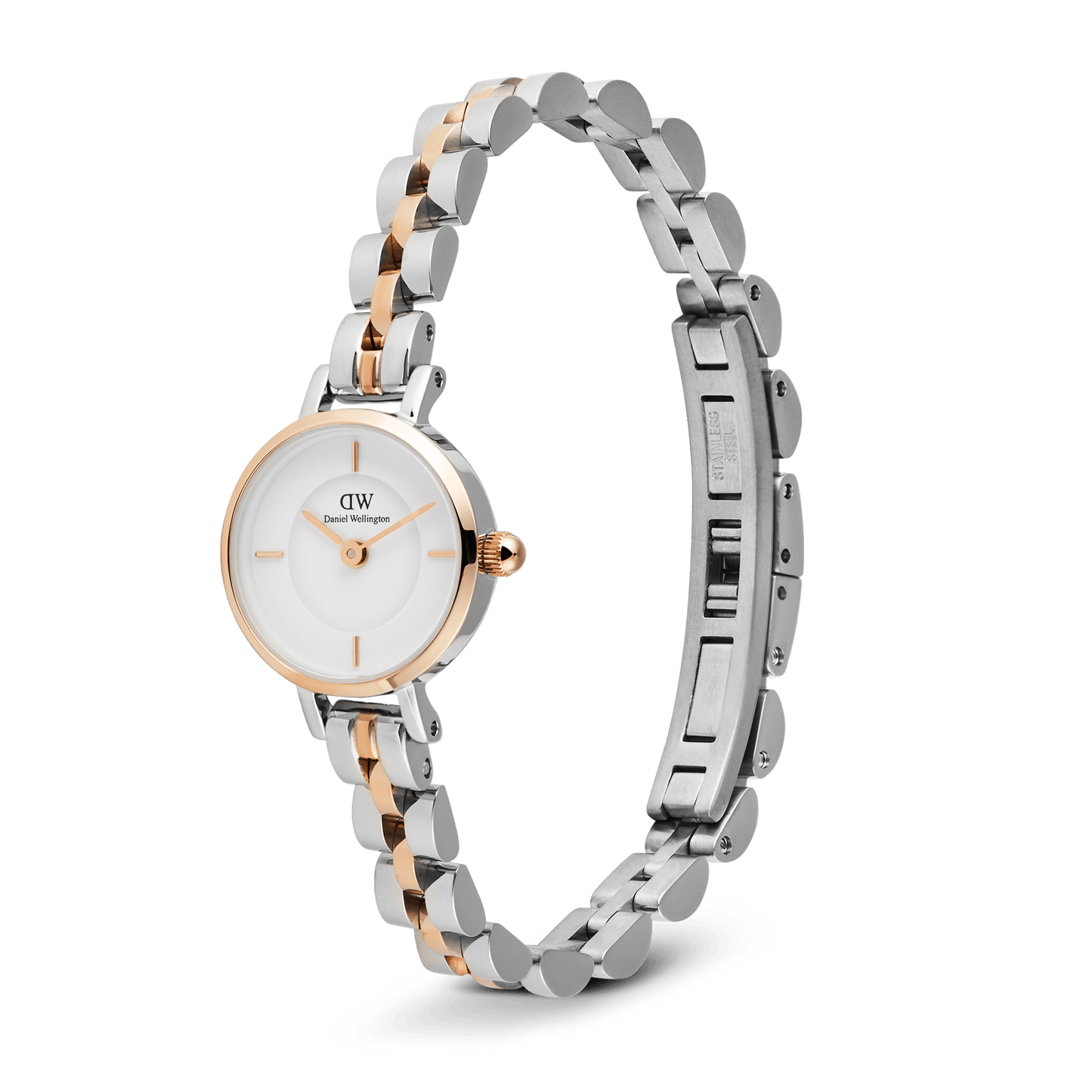 Petite Mini Arch 3-Link Two Tone Rose Gold