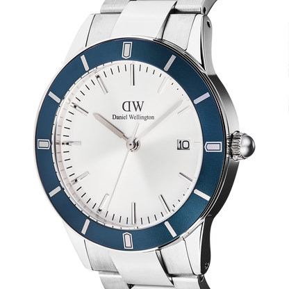 Iconic Paradigma Link Blue Bezel Silver