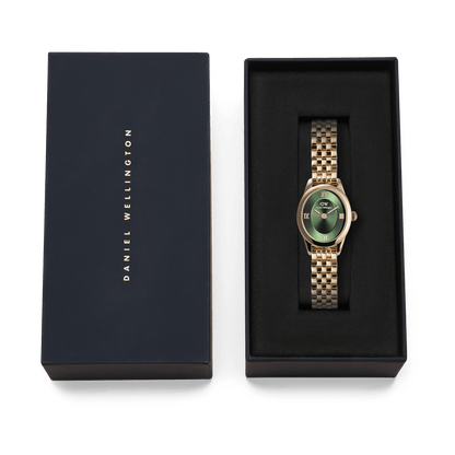 Ophelia Mini Emerald Gold