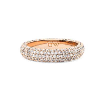 Pavé Ring Rose Gold 5 mm