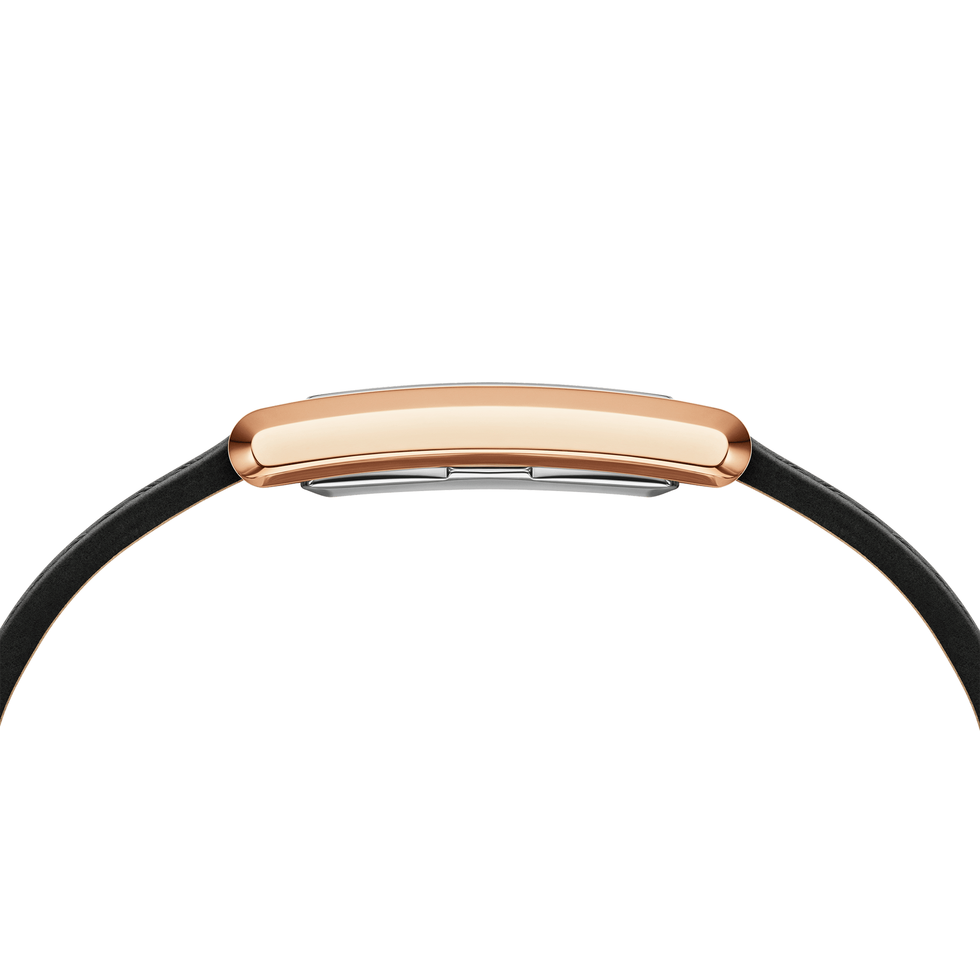Bound Black Crocodile Rose Gold