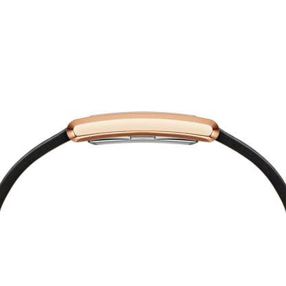 Bound Black Crocodile Rose Gold
