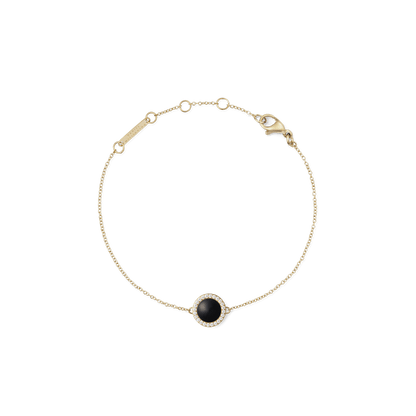Audrey Bracelet Black Agathe Gold