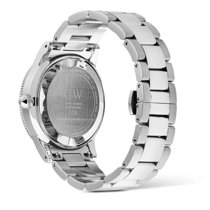 Iconic GMT Link Brushed Bezel Silver