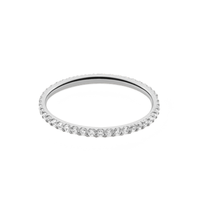 Mirelle Eternity Ring Silver 1.4 mm