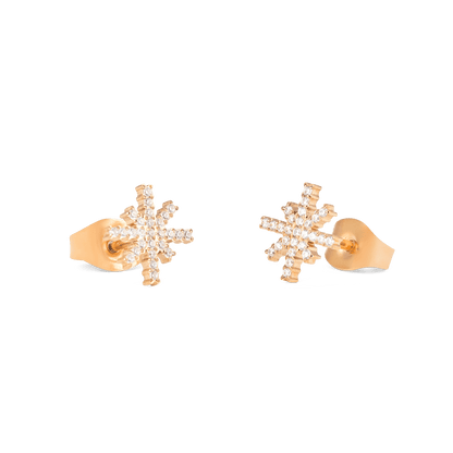 Mirelle Star Earrings Rose Gold