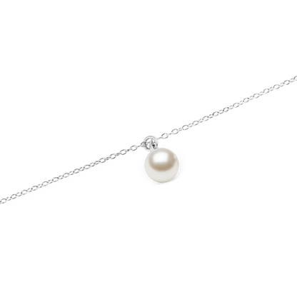 Pearl Necklace Silver