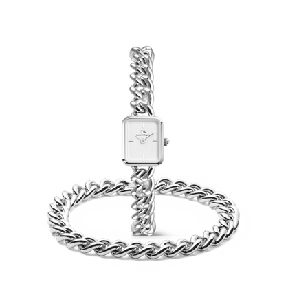 Jolie & Chunky Chain Silver Set