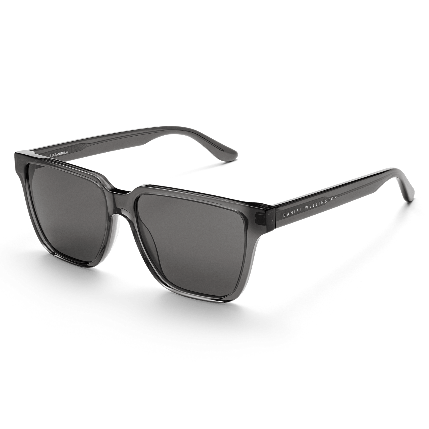 Rectangular Bio-Acetate Grey Grey