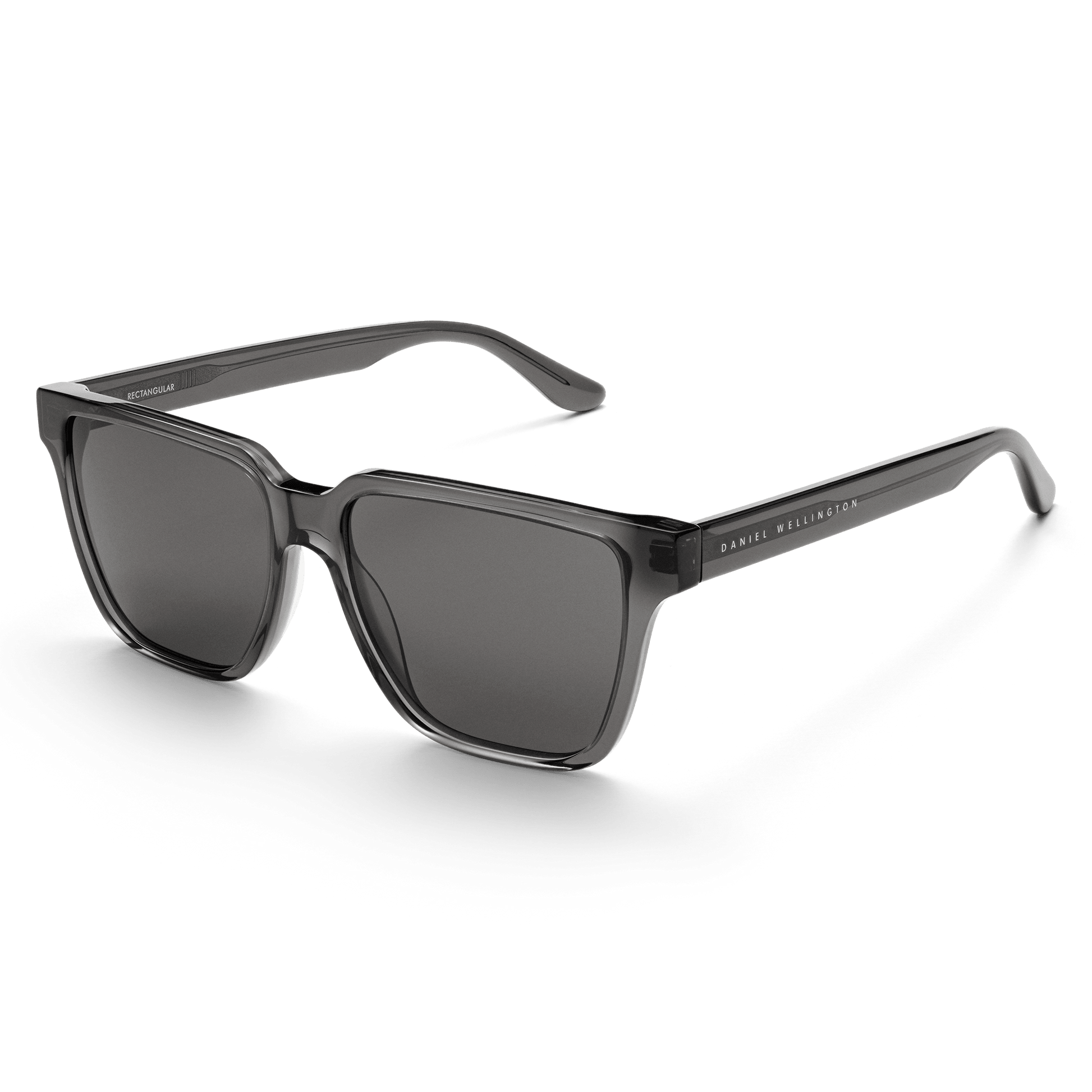 Rectangular Bio-Acetate Grey Grey