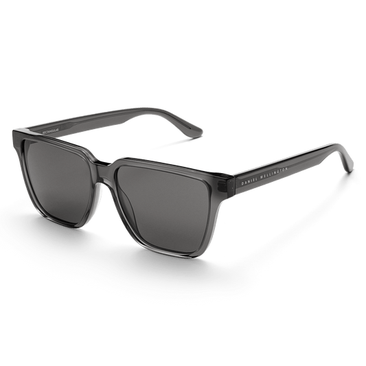 Rectangular Bio-Acetate Grey Grey