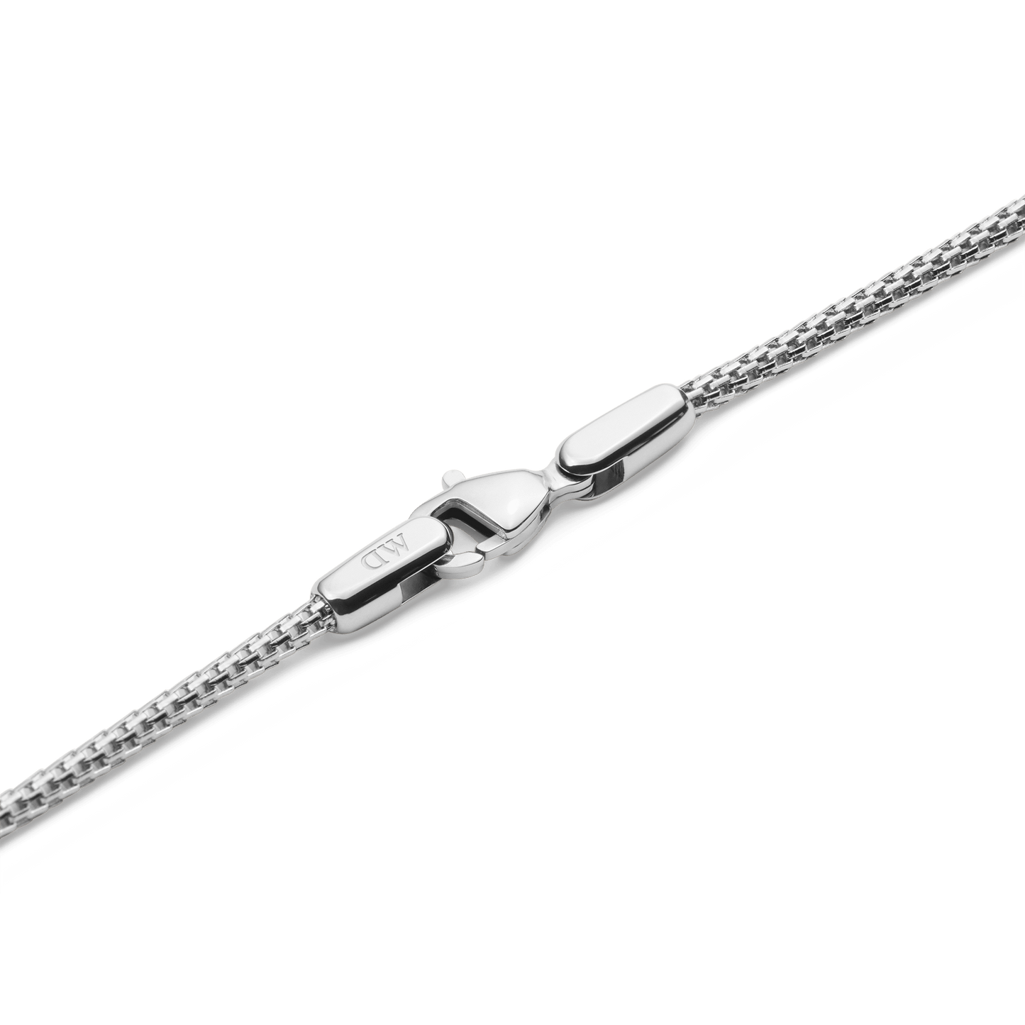 Tide Mesh Necklace Silver 1.8