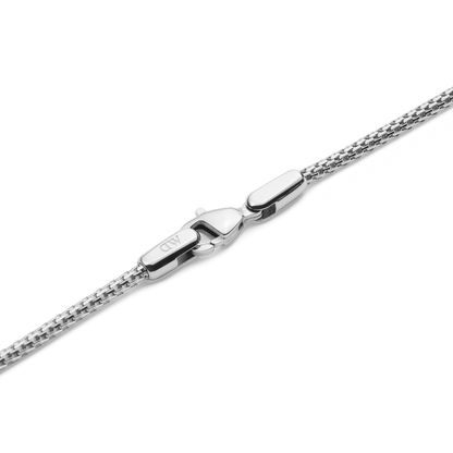 Tide Mesh Necklace Silver 1.8