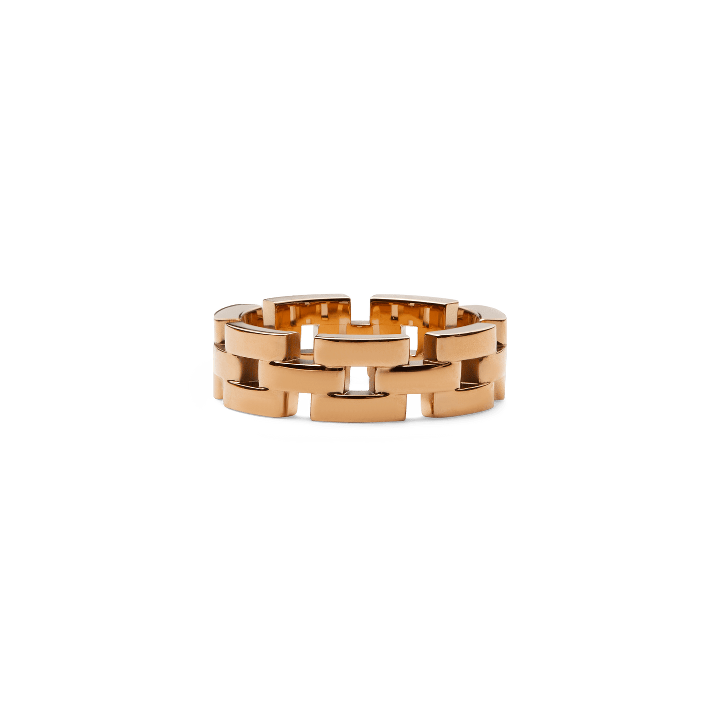3-Link Ring Rose Gold