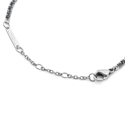 Classic Tennis Bracelet Nightfall Silver