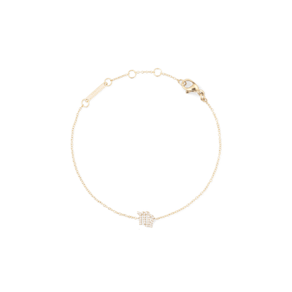 Crystal Zodiac Chain Bracelet Gold